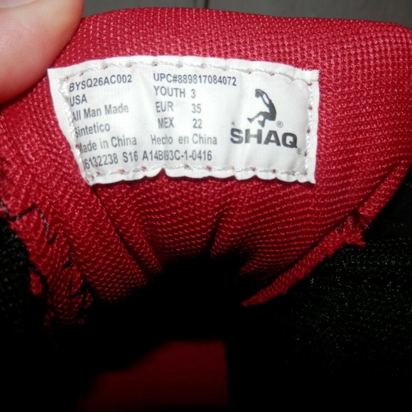 NEW Boys Shaq Youth Size 3 Athletic Shoes NWT - Picture 8 of 8